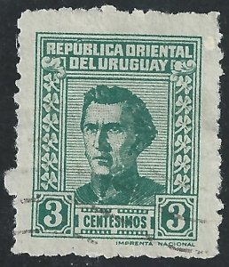 Uruguay #572 3c Artigas