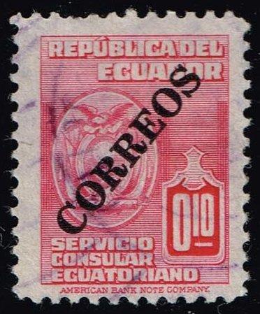 Ecuador #547 Consular Service Stamp; Used (0.25)