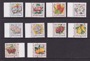 Lebanon 1978 Sc C758,59,63,66,69,72,7678,82,85-87 MNH