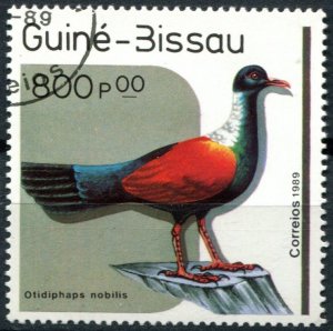 Guinea-Bissau Sc#816 Used, 800p multi, Birds (1989) (1989)