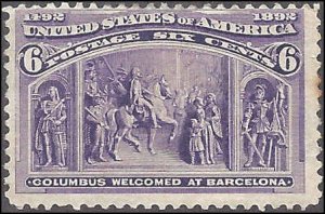 235 Mint,OG,HHR... SCV $50.00