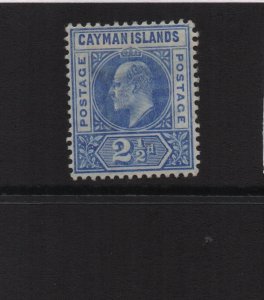 Cayman Islands 1905 SG10 2 1/2d MCA watermark mounted mint