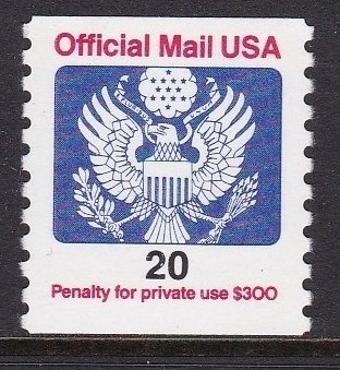 O138B 20 Cent Official MNH