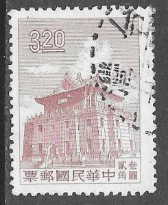 China (ROC) 1281: $3.20 Chu Kwang Tower, Quemoy, used, F-VF