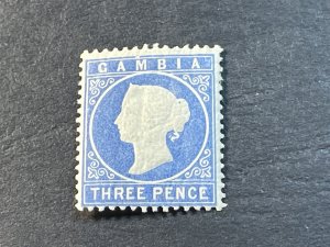 GAMBIA # 8-MINT/HINGED--SINGLE--ULTRA--1880