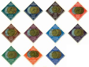 71499 MNH PANAMA 1964 MEDALLISTAS DE LOS 9 JUEGOS OLIMPICOS DE INVIERNO. INNS...