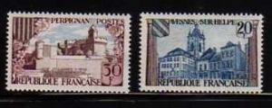 France MNH sc# 935-936 Building 08CV $0.50