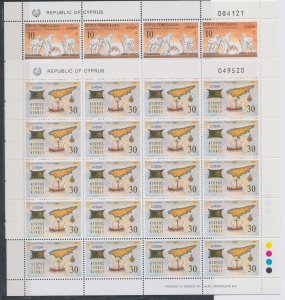 1994 EUROPE CEPT Cyprus 2 Minifheets Europe and the MNH Discoveries**