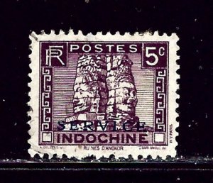 Indochina O5 Used 1933 issue