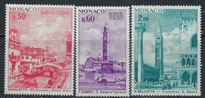 Monaco 833-35 MNH 1972 set (102)(ak5063)