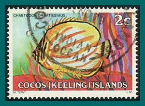 Cocos 1979 Fish 2, 2c used #35,SG35