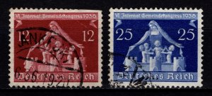 Germany 1936 6th Intnl. Local Government Congress, Part Set [Used]