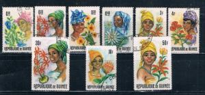 Guinea 422-432 Used Short Set Flowers  (G0023)