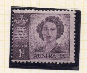 Australia 1947 Early Issue Fine Mint Hinged 1d. 223600