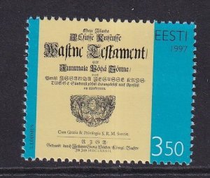 Estonia  #330  MNH  1997  Estonian Bible translation