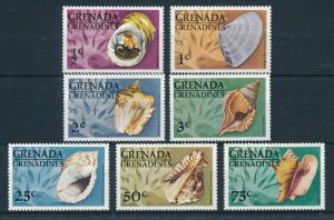 [109032] Grenada Grenadines 1976 Marine life seashells  MNH