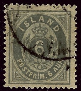 Iceland SC#10 Used F-VF SCV$35.00...Worth a Close Look!!