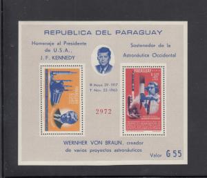 Paraguay Scott #841a S/Sheet MNH