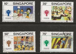 Singapore (1979) - Scott # 329 - 332,    Used 