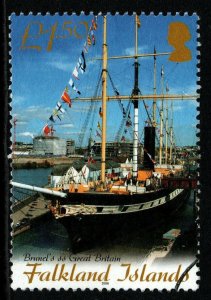 FALKLAND ISLANDS SG1045 2006 £1.50 MARITIME HERITAGE FINE USED