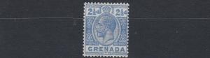 GRENADA  1921 - 31   S G 117A   2 1/2D   DULL BLUE         MH 