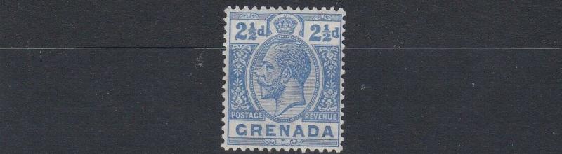 GRENADA  1921 - 31   S G 117A   2 1/2D   DULL BLUE         MH 