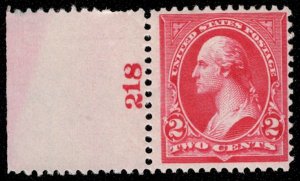 US #267 VF/XF mint lightly hinged,  deep rich color,  wonderful stamp,  CHOICE!