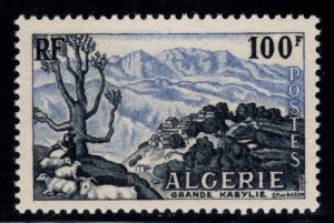 ALGERIA Scott 266 MH* 100 Franc stamp