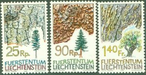 Liechtenstein MNH 858-60 Trees
