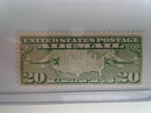 SCOTT # C 9 AIR MAIL MINT NEVER HINGED GREAT CENTERING !!