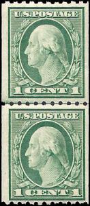 448 Mint,OG,XLH... Line Pair... SCV $60.00