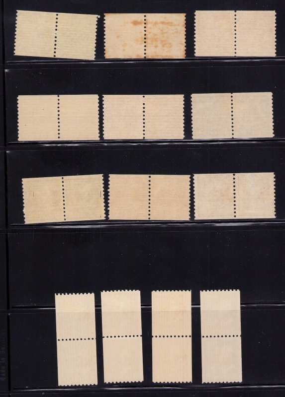 839-851 Prexie, Presidential Series Coil Joint Line Stamp Paris MH 1930