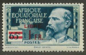 French Equatorial Africa 127 Mint F-VF H