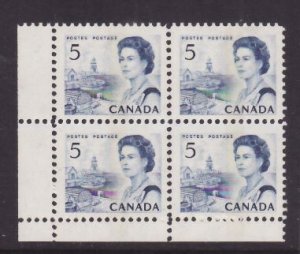 Canada-Sc#458piii- id9-unused 5c NH Centennial LL corner block-WCB-PVA-1972-