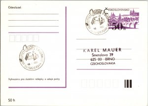 Czechoslovakia, Worldwide Government Postal Card