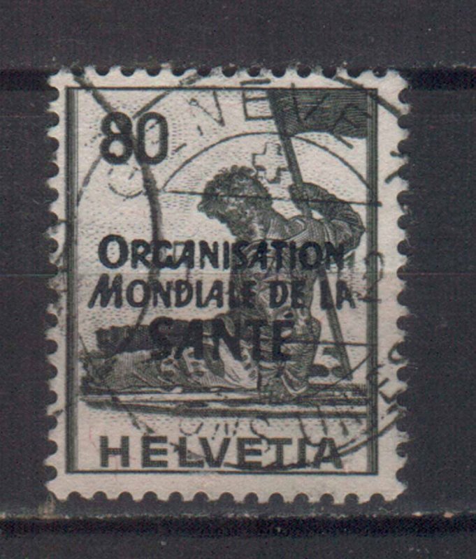 SWITZERLAND STAMPS, 1948-1950 THE WORLD HEALTH ORG. Sc.#5O17. USED