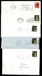 Political: 1986 ULSTER SAYS NO ovpts., 5 diff. on covers. See details below ....