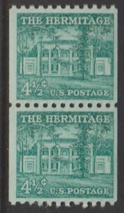 U.S. Scott #1059 The Hermitage Stamp - Mint NH Pair