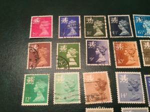 ICOLLECTZONE Great Britain- Wales/Mon WMM1//30 Fine/Very Fine Used (Bk-30)