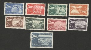 YUGOSLAVIA-MNH SET-AIRMAIL, PLANE -1951.