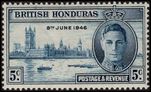 British Honduras 128 - Mint-NH - 5c Peace Issue (1946)