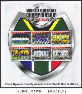 UGANDA - 2010 WORLD FOOTBALL CHAMPIONSHIP SOUTH AFRICA / SOCCER - MIN/SHT MNH