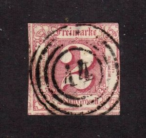 Northern District stamp #11, used, German State imperf,  CV $80.00