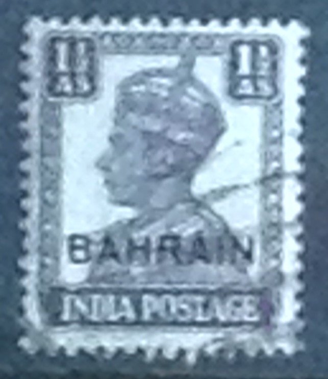 BAHRAIN GVI 1942  SG43  1.1/2 Anna's    USED ..CAT £9