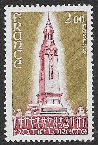 FRANCE 1978 WW1 Memorial Near Lens Issue Sc 1608 MNH