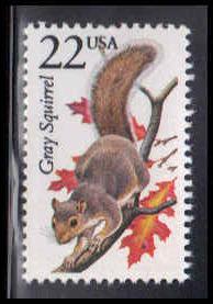 2295 22c Gray Squirrel Fine MNH W3262