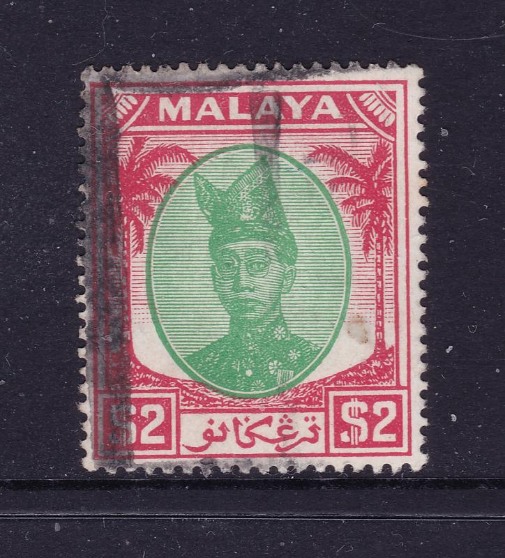 Trengganu a used $2 from 1949