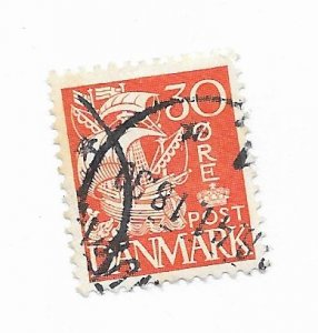 Denmark #235 Used - Stamp CAT VALUE $1.60