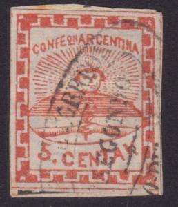 ARGENTINA - an old forgery of a classic stamp...............................5501