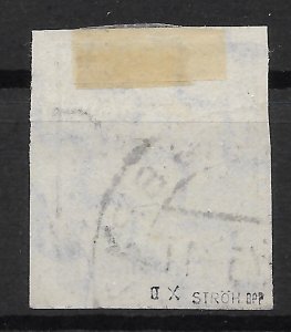 Soviet Zone Saxony: Used Plate Error Signed BPP